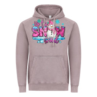 Up To Snow Good Pink Christmas Winter Snowman Vintage Hoodie | Teevron
