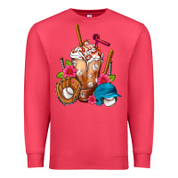 Cardinal Baseball Frappe Premium Sweatshirt - FaDigitalArtStudio