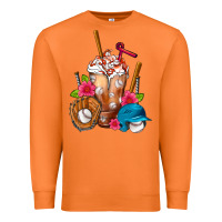 Carrot Baseball Frappe Premium Sweatshirt - FaDigitalArtStudio