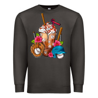 Smoke Baseball Frappe Premium Sweatshirt - FaDigitalArtStudio