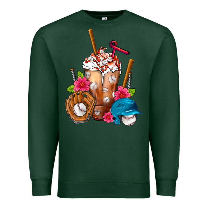Baseball Frappe Premium Sweatshirt by FaDigitalArtStudio | Teevron