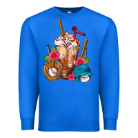 True Royal Baseball Frappe Premium Sweatshirt - FaDigitalArtStudio