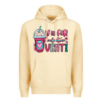 Pina Colada v is for valentine venti coffee cup Premium Hoodie - OliviaCreatesArt