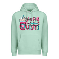 Seafoam v is for valentine venti coffee cup Premium Hoodie - OliviaCreatesArt