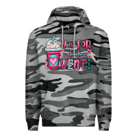Slate Camo v is for valentine venti coffee cup Premium Hoodie - OliviaCreatesArt
