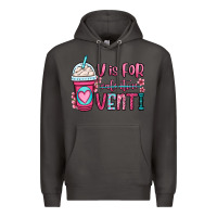 Smoke v is for valentine venti coffee cup Premium Hoodie - OliviaCreatesArt