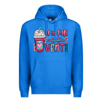 True Royal v is for valentine venti coffee cup Premium Hoodie - OliviaCreatesArt