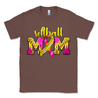 Chestnut Softball Mom Breast Cancer Classic Tee - BundleAndBundleShop