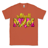 Copper Softball Mom Breast Cancer Classic Tee - BundleAndBundleShop