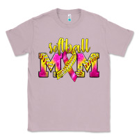 Lilac Softball Mom Breast Cancer Classic Tee - BundleAndBundleShop