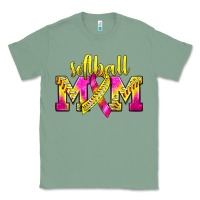 Sage Softball Mom Breast Cancer Classic Tee - BundleAndBundleShop