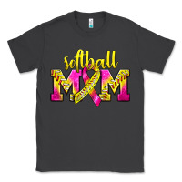 Smoke Softball Mom Breast Cancer Classic Tee - BundleAndBundleShop