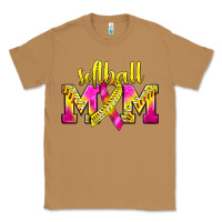 Toasted Coconut Softball Mom Breast Cancer Classic Tee - BundleAndBundleShop