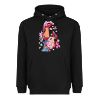 Black Cancer high heels Breast Cancer Heavyweight Hoodie - FaDigitalArtStudio