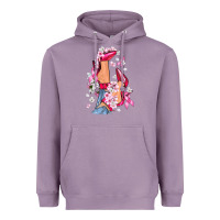 Lavender Cancer high heels Breast Cancer Heavyweight Hoodie - FaDigitalArtStudio
