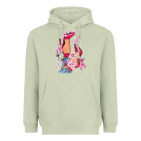 Matcha Cancer high heels Breast Cancer Heavyweight Hoodie - FaDigitalArtStudio