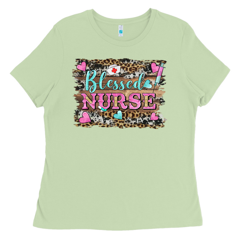 Blessed Nurse Ladies Tee by BarkalooDesign | Teevron