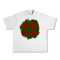 Lunar Rock Christmas Tartan Patch Urban Heavy Tee - BundleAndBundleShop