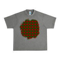 Tornado Christmas Tartan Patch Urban Heavy Tee - BundleAndBundleShop