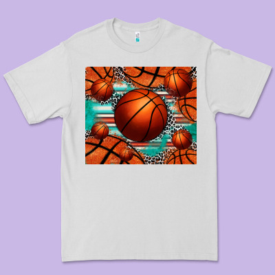 Basketball Leopard Serape Tumbler Premium Tee Designed By Jasminsmagicworld