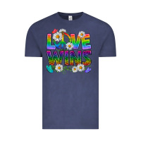 Vintage Denim Pride LGBTQ+ Love Wins Vintage Tee - BundleAndBundleShop