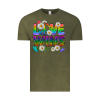 Vintage Olive Pride LGBTQ+ Love Wins Vintage Tee - BundleAndBundleShop