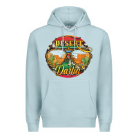 Blue Mist desert darlin' sunglassess Premium Hoodie - JahusDesignShop