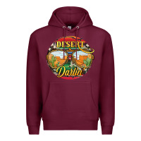 Burgundy desert darlin' sunglassess Premium Hoodie - JahusDesignShop