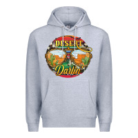 Heather Grey desert darlin' sunglassess Premium Hoodie - JahusDesignShop