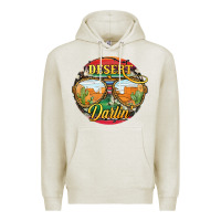 Oatmeal Heather desert darlin' sunglassess Premium Hoodie - JahusDesignShop