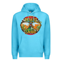 Ocean Blue desert darlin' sunglassess Premium Hoodie - JahusDesignShop