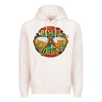 Pale Pink desert darlin' sunglassess Premium Hoodie - JahusDesignShop