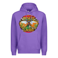 Purple desert darlin' sunglassess Premium Hoodie - JahusDesignShop
