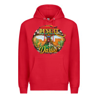 Red desert darlin' sunglassess Premium Hoodie - JahusDesignShop