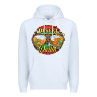 White desert darlin' sunglassess Premium Hoodie - JahusDesignShop