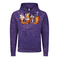 Cloud Purple nightmare coffee cups Vintage Hoodie - MaliasSmallBusiness