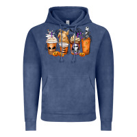 Vintage Denim nightmare coffee cups Vintage Hoodie - MaliasSmallBusiness