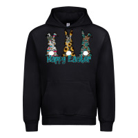 Black Happy Easter Urban Hoodie - CowhideDigitalArt