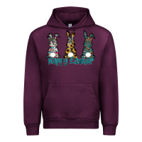 Mauve Wine Happy Easter Urban Hoodie - CowhideDigitalArt