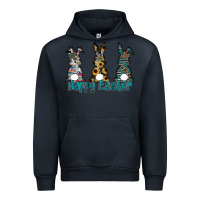 Navy Happy Easter Urban Hoodie - CowhideDigitalArt