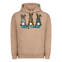 Pigment Burro Happy Easter Urban Hoodie - CowhideDigitalArt