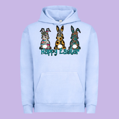 Happy Easter Urban Hoodie Designed By Cowhidedigitalart