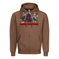 Chestnut merry christmas gnomies Zipper Hoodie - CowGirlArtShop