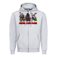 Merry Christmas Gnomies Zipper Hoodie | Teevron