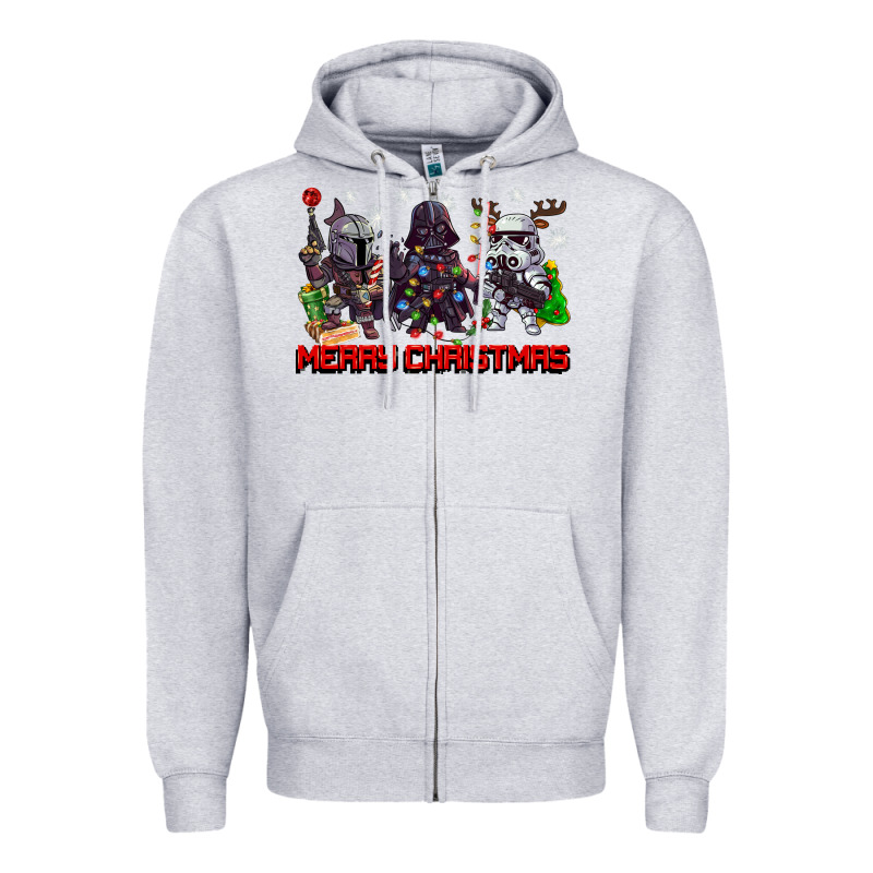 Merry Christmas Gnomies Zipper Hoodie by CowGirlArtShop | Teevron