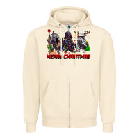 Sandshell merry christmas gnomies Zipper Hoodie - CowGirlArtShop