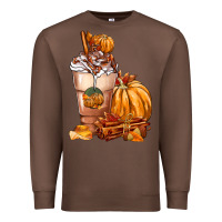 Chestnut Pumpkin Spice Coffee Premium Sweatshirt - FaDigitalArtStudio