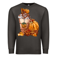 Smoke Pumpkin Spice Coffee Premium Sweatshirt - FaDigitalArtStudio