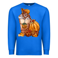 True Royal Pumpkin Spice Coffee Premium Sweatshirt - FaDigitalArtStudio