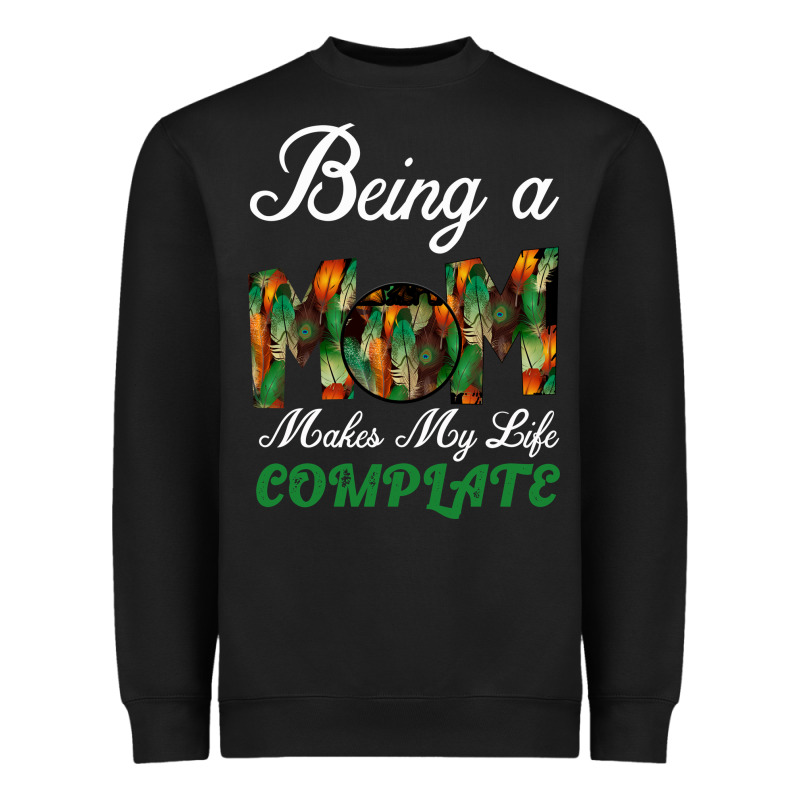 Being A Mom Makes My Life Complete For Dark Heavyweight Sweatshirt by Bettercallsaul | Teevron
